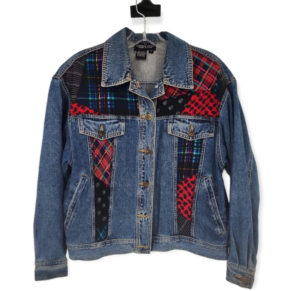 Vintage Patchwork Denim Jacket Carol Little